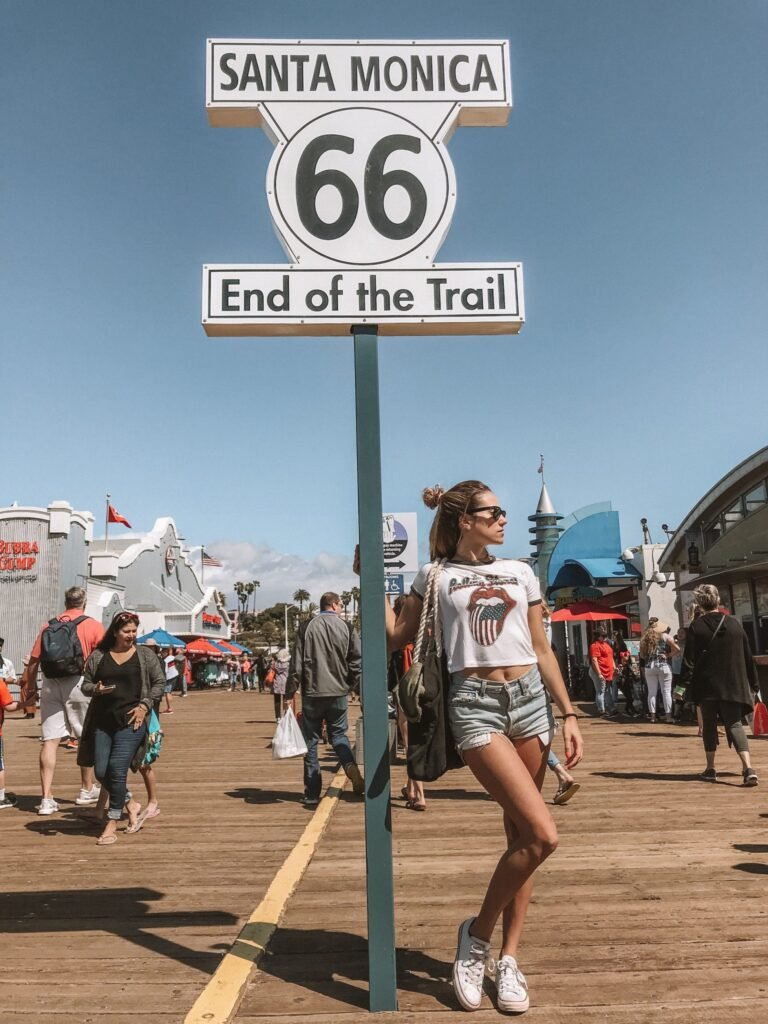 santa monica route 66 end of trail