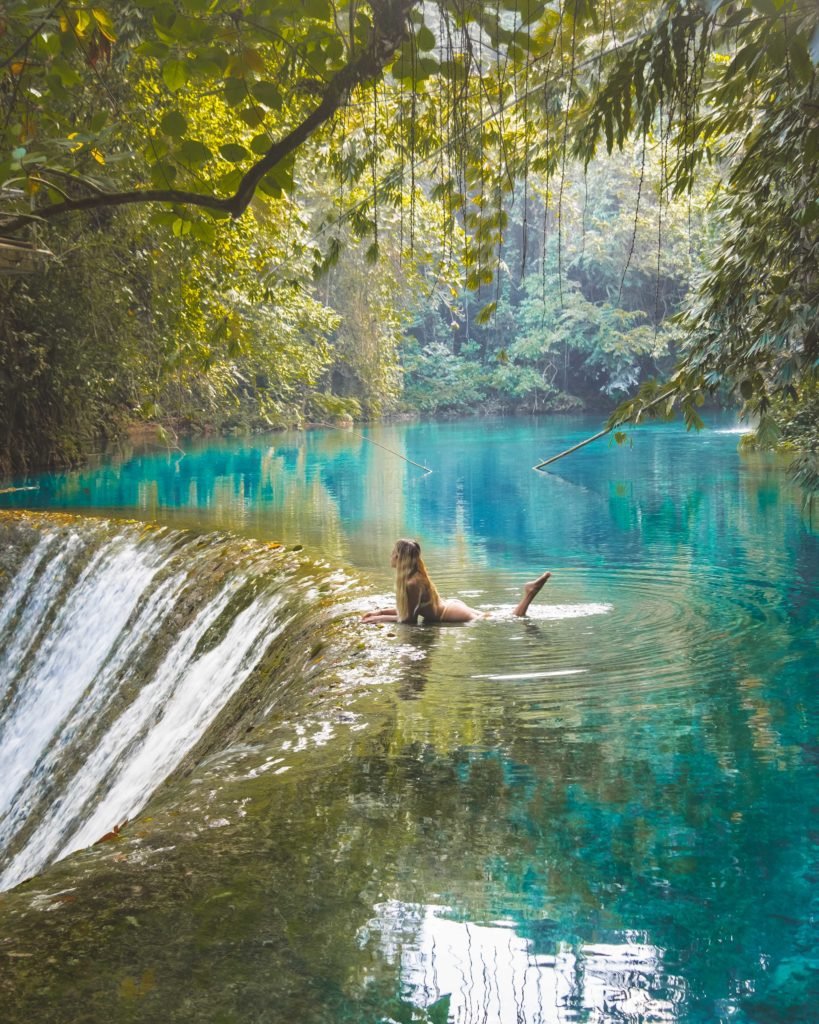 PHILIPPINES TRAVEL ITINERARY, KAWASAN FALLS, CEBU, PHILIPPINES