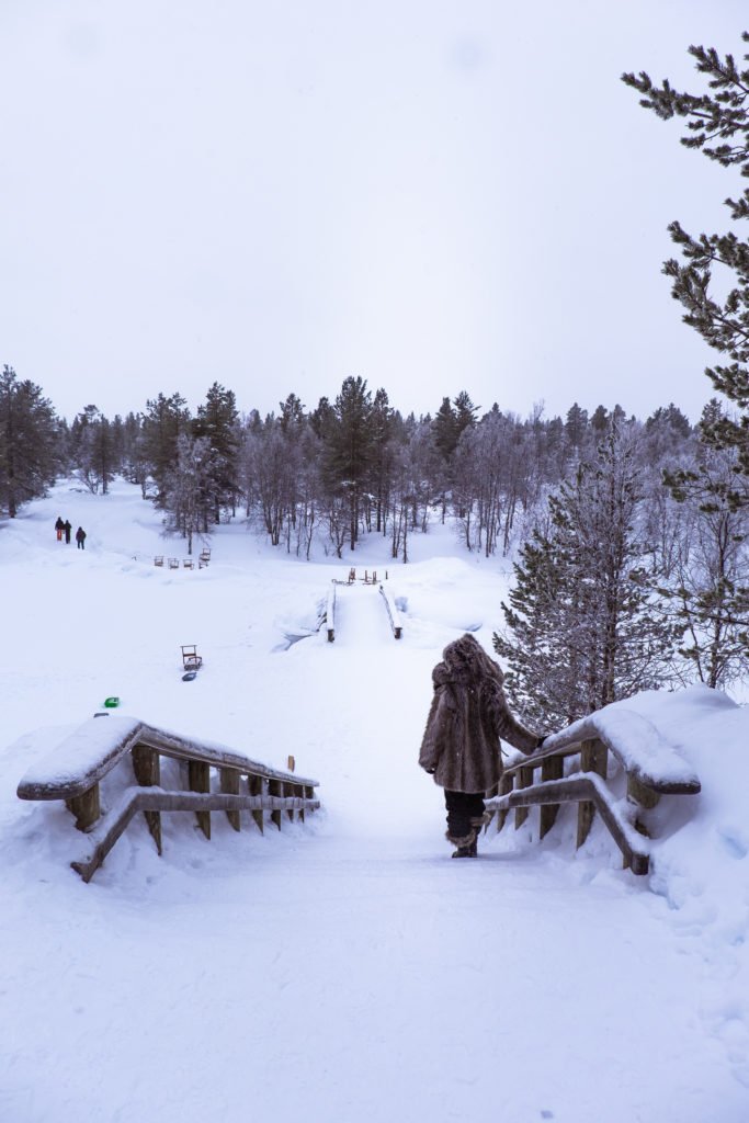 Staying in a glass igloo in Finland