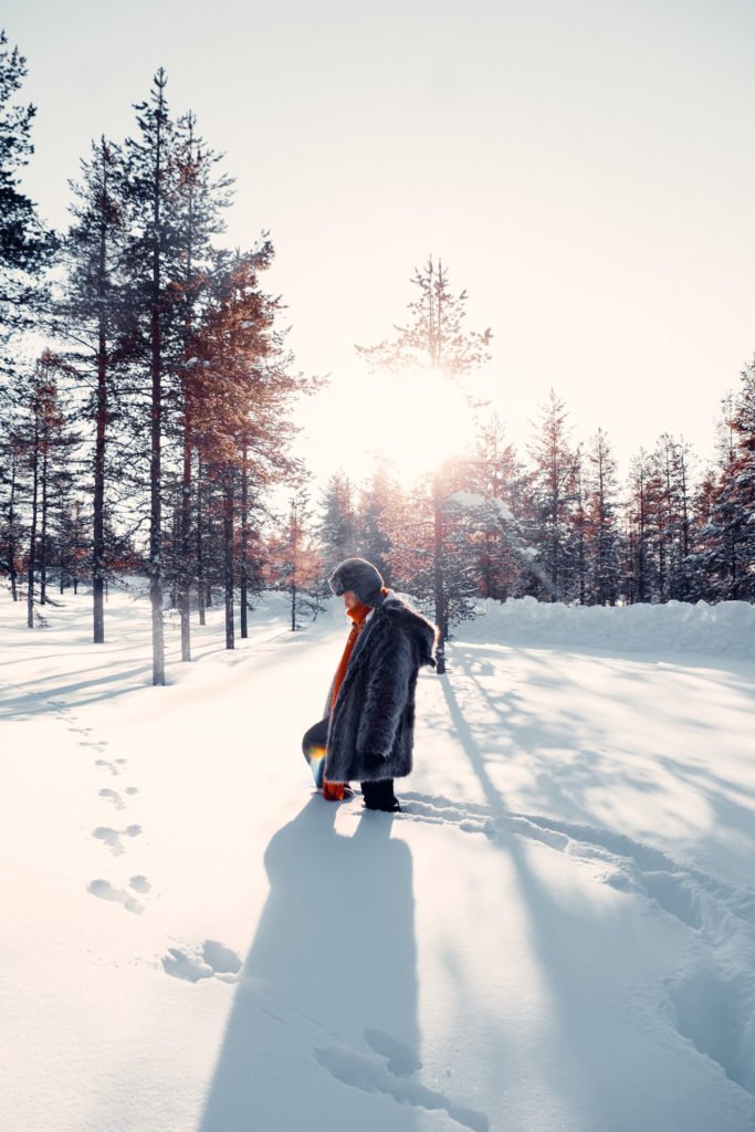Staying in a glass igloo in Finland