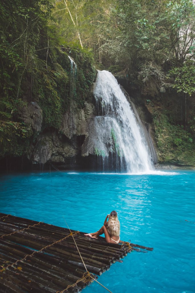 PHILIPPINES TRAVEL ITINERARY, KAWASAN FALLS, CEBU, PHILIPPINES