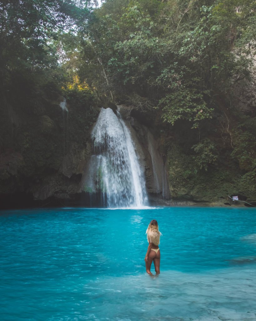 PHILIPPINES TRAVEL ITINERARY, KAWASAN FALLS, CEBU, PHILIPPINES