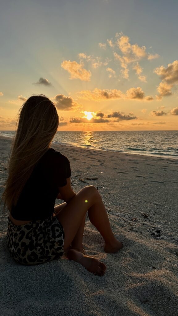 atardecer en maldivas