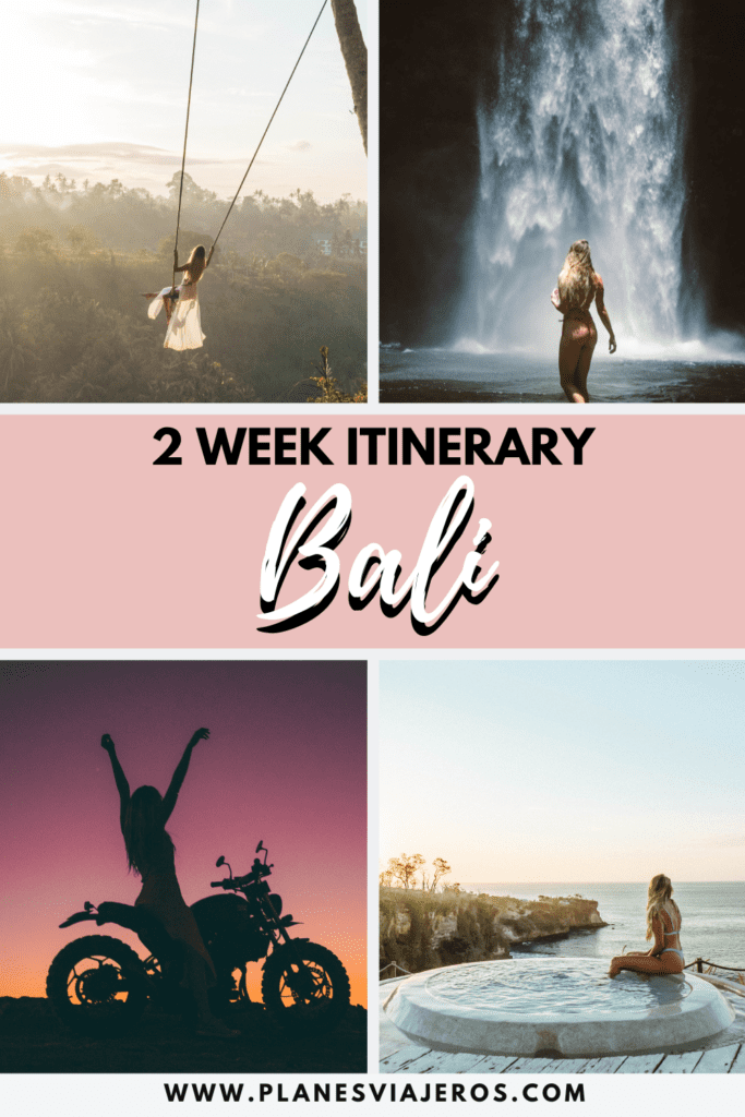 bali travel itinerary