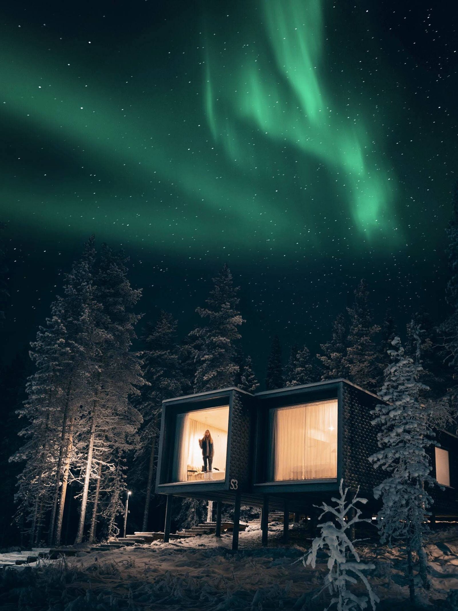 ver auroras boreales en laponia